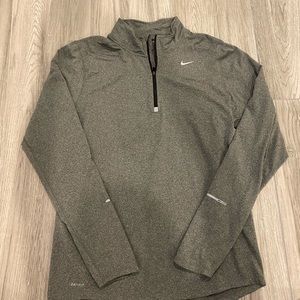 Nike DriFit Grey Quarter Zip